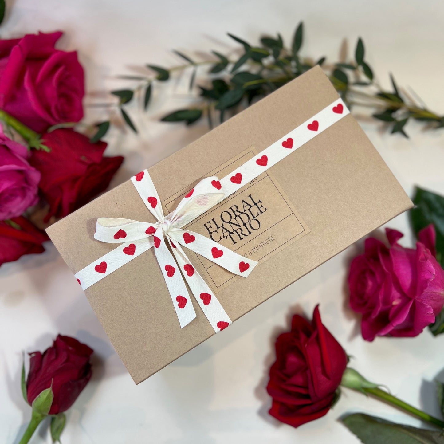 Floral Candle Trio