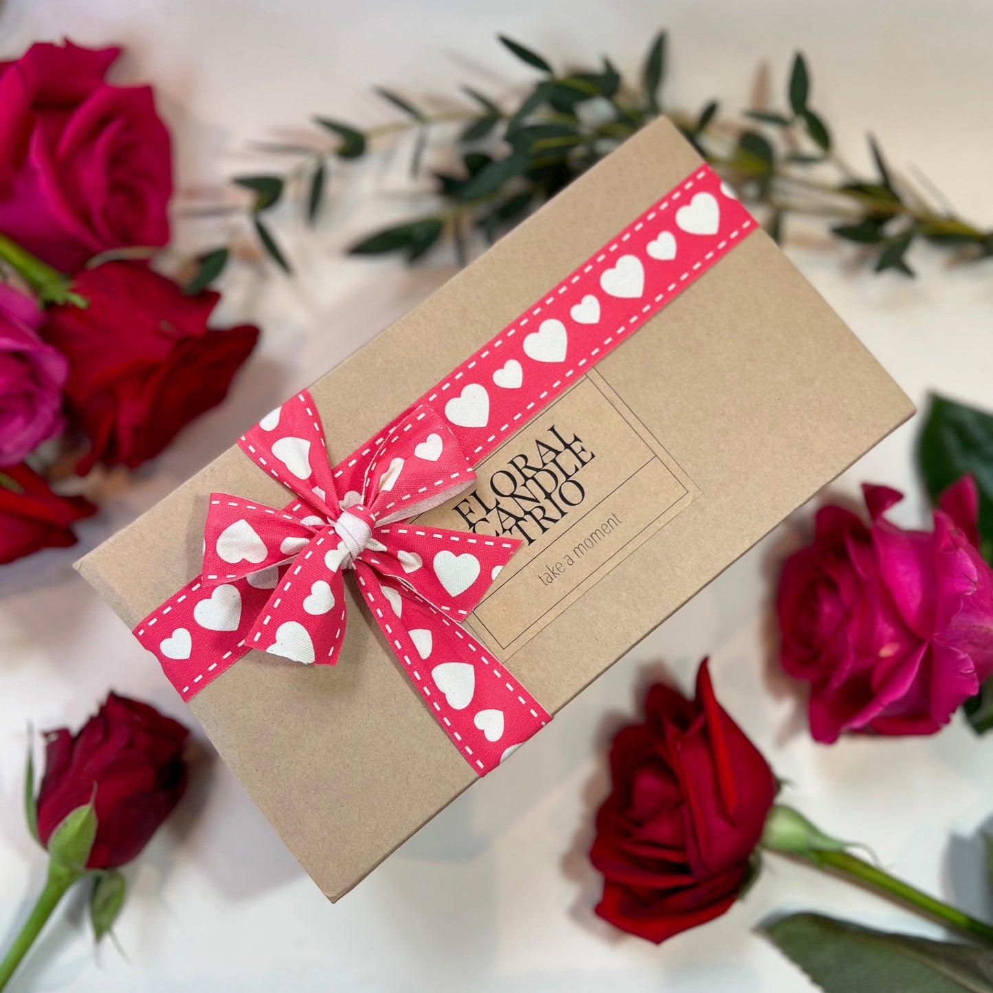 Floral Candle Trio