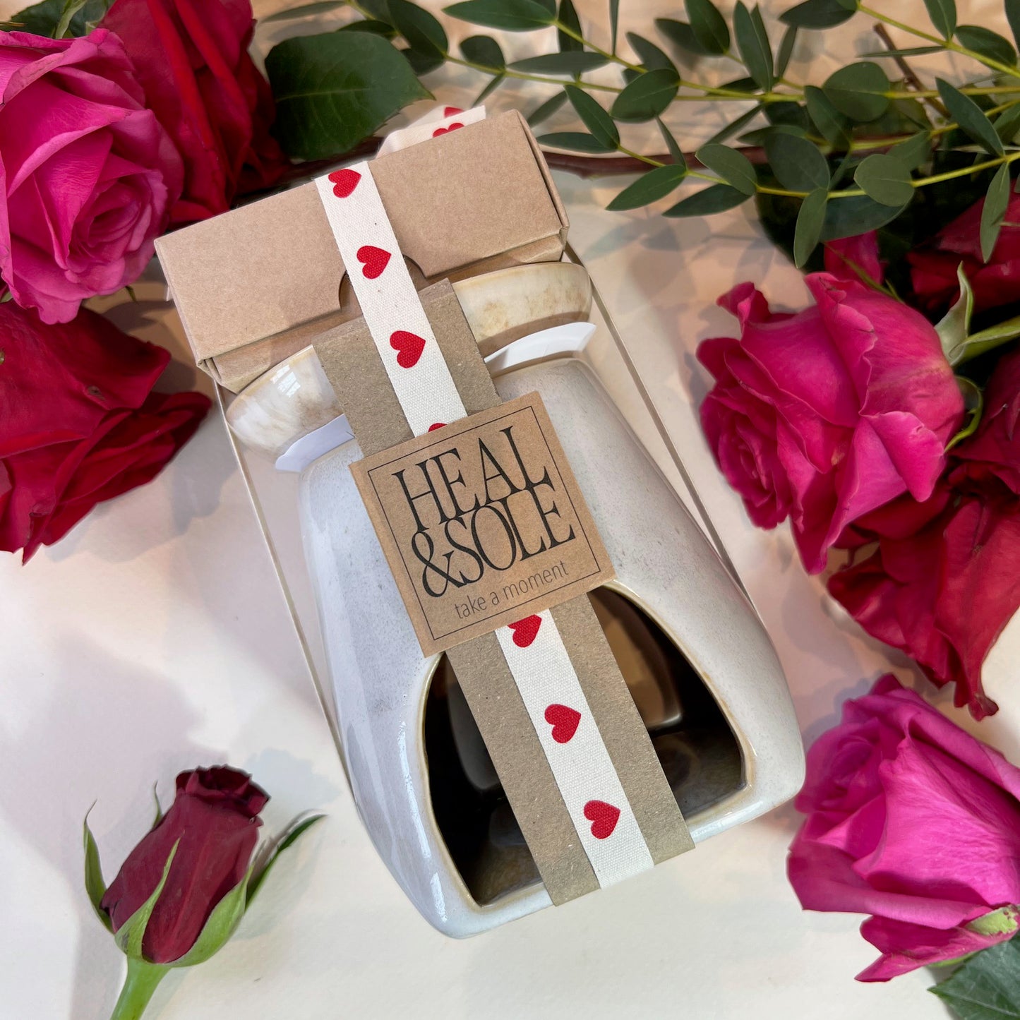 Ceramic Diffuser & Floral Wax Melts Gift Set