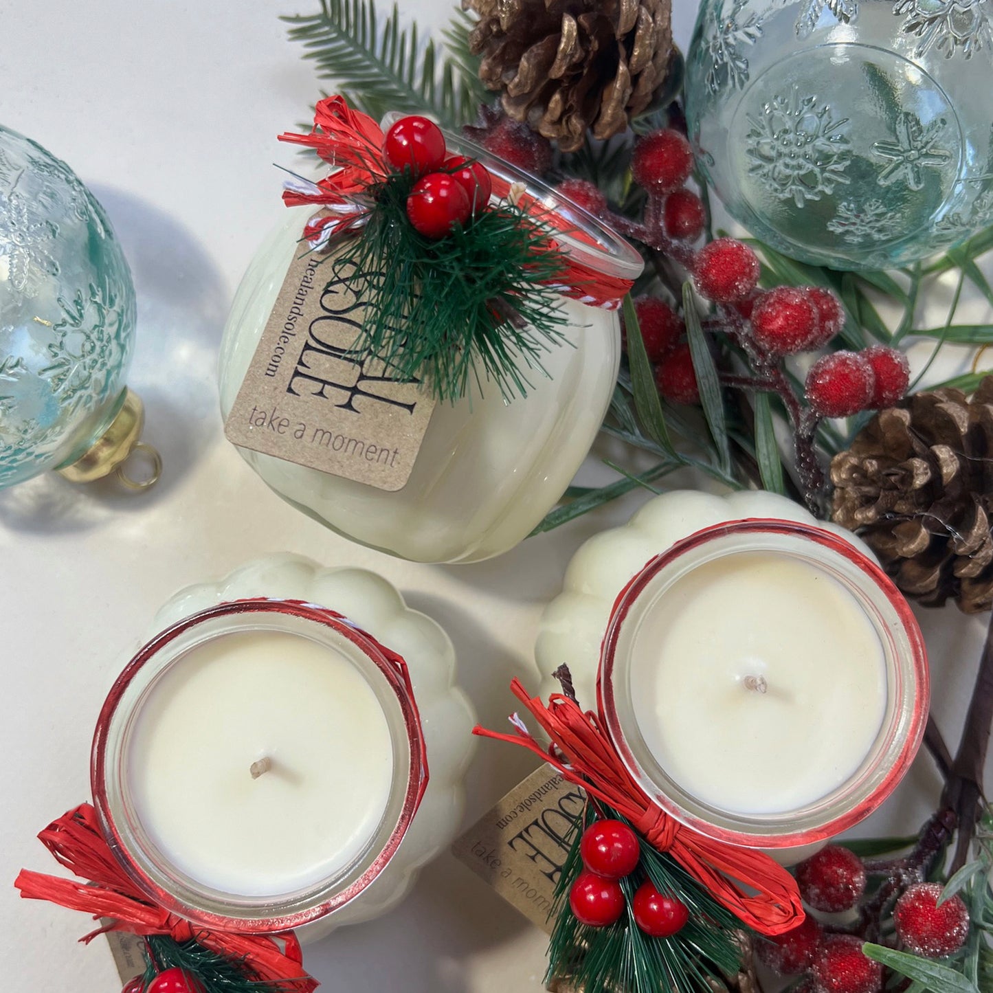 Christmas Wish Bauble Candle