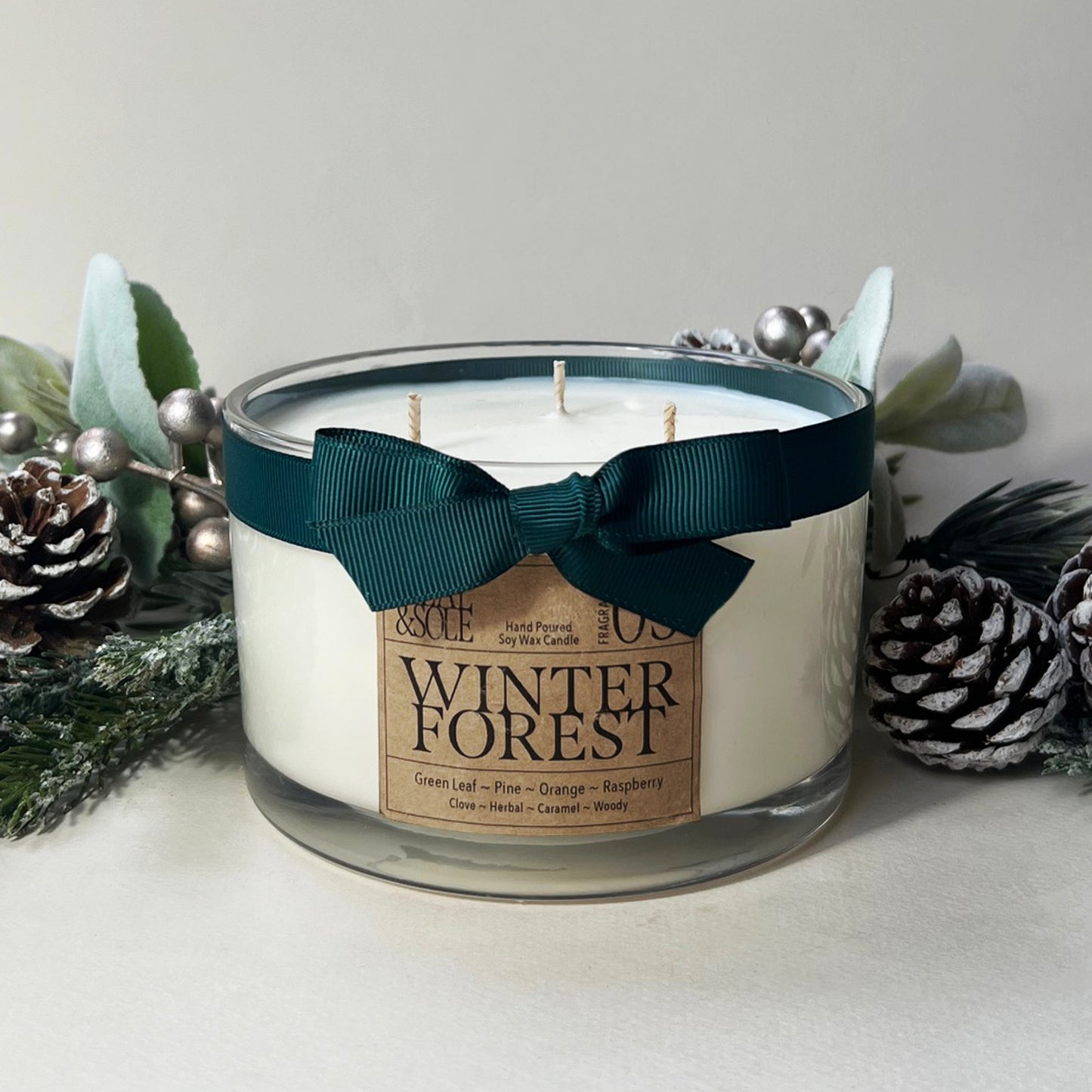 Winter Forest Candle