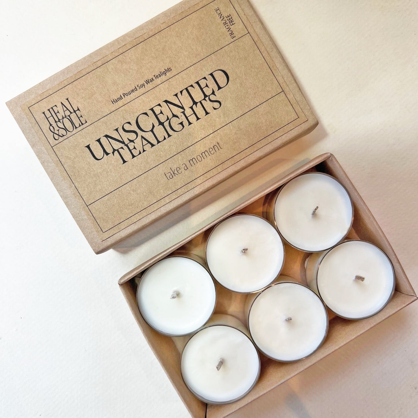 Unscented Soy Wax Tealights