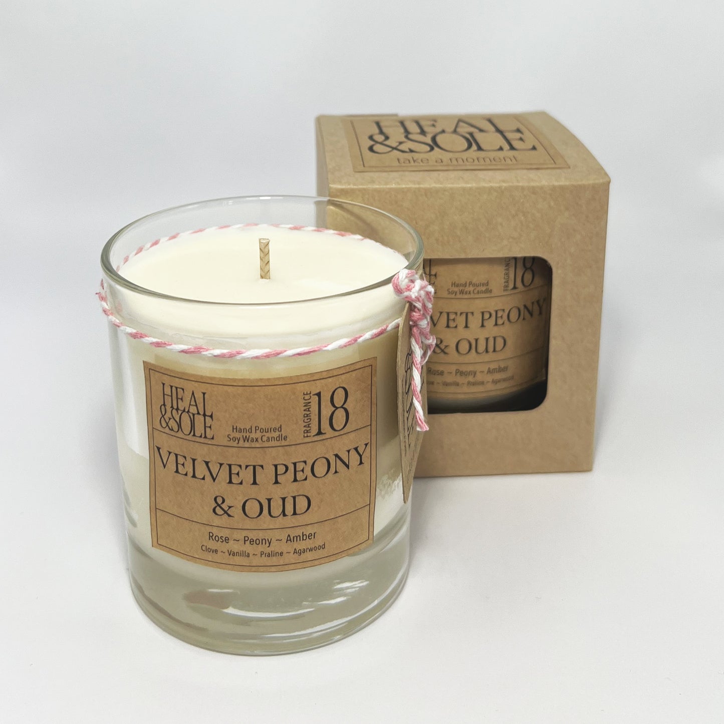 Velvet Peony & Oud Candle