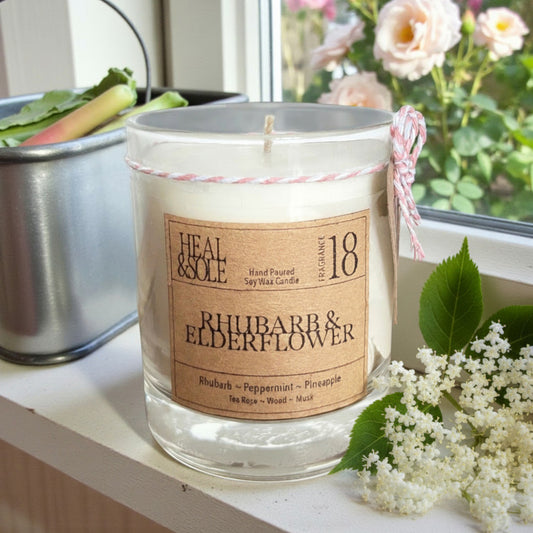 Rhubarb & Elderflower Candle