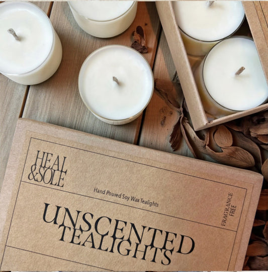 Unscented Soy Wax Tealights