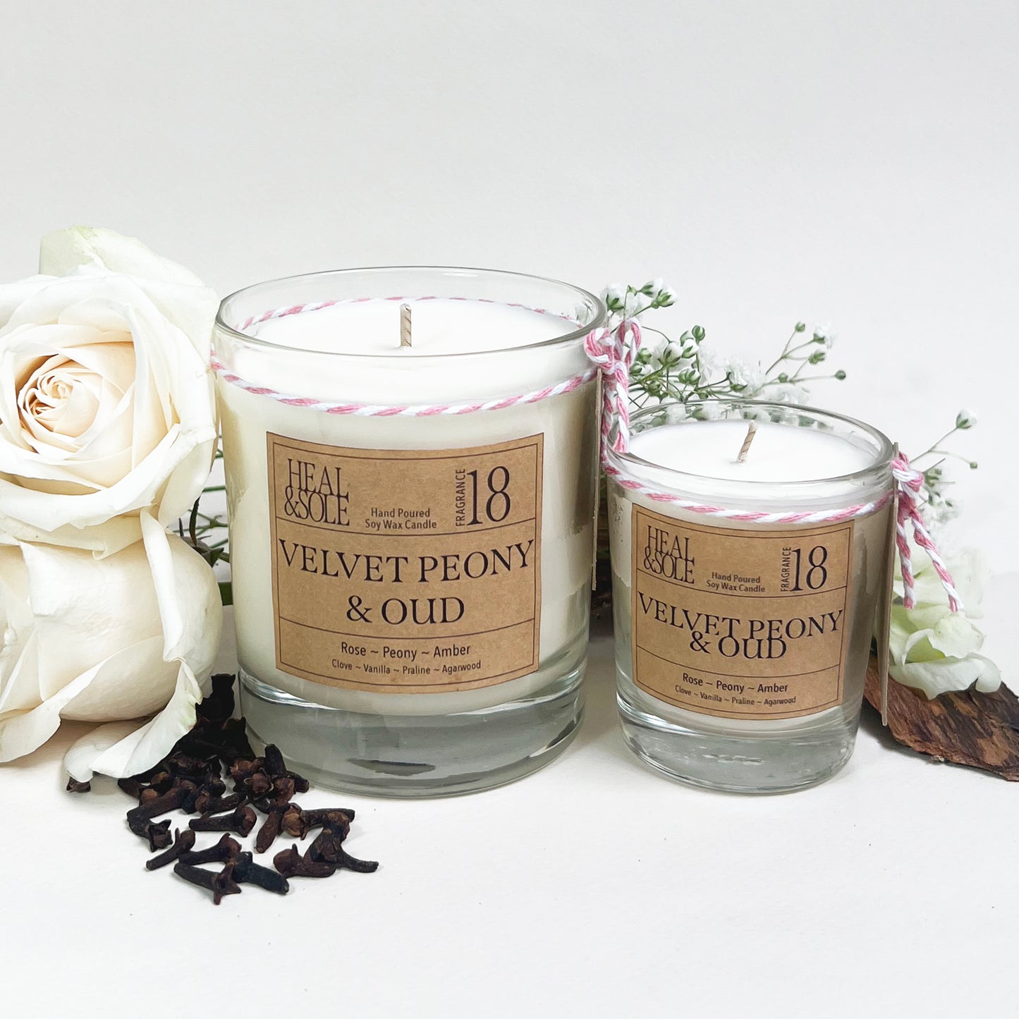 Velvet Peony & Oud Candle