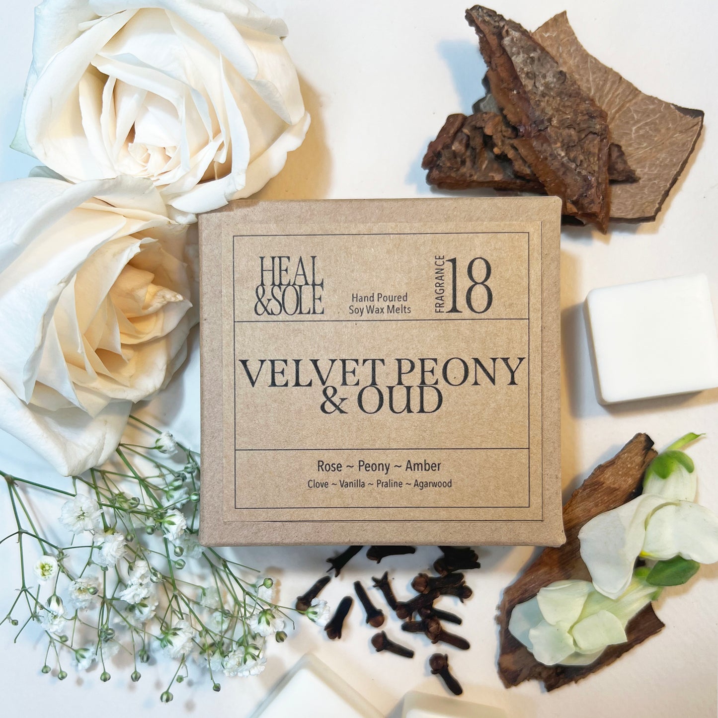 Velvet Peony & Oud Wax Melts