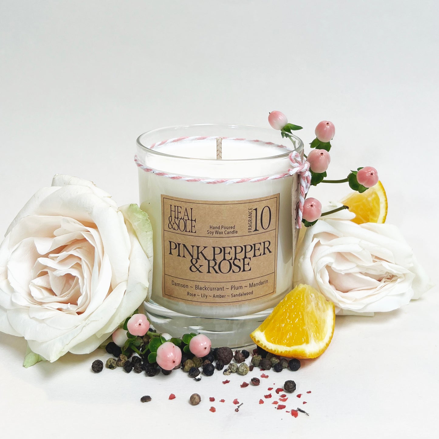 Pink Pepper & Rose Candle