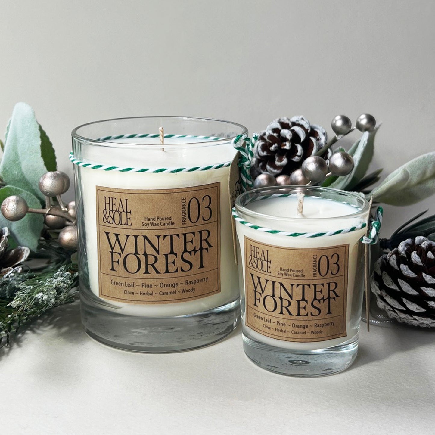 Winter Forest Candle